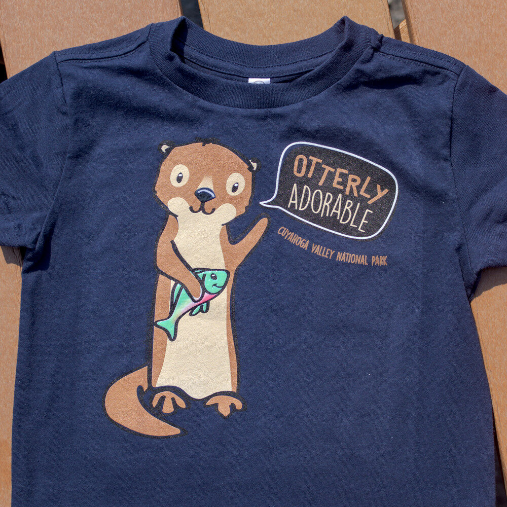 Otterly Adorable Tee (navy)