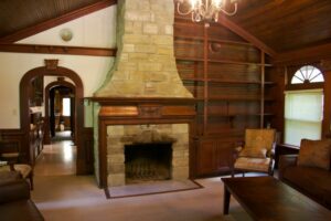 Stone Cottage Fireplace