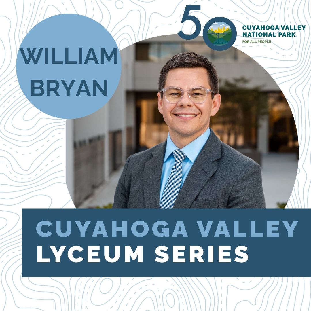 William Bryan presenting at Cuyahoga Valley Lyceum Series