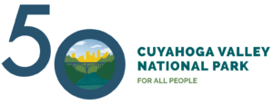 50th anniversary Cuyahoga Valley National Park logo.