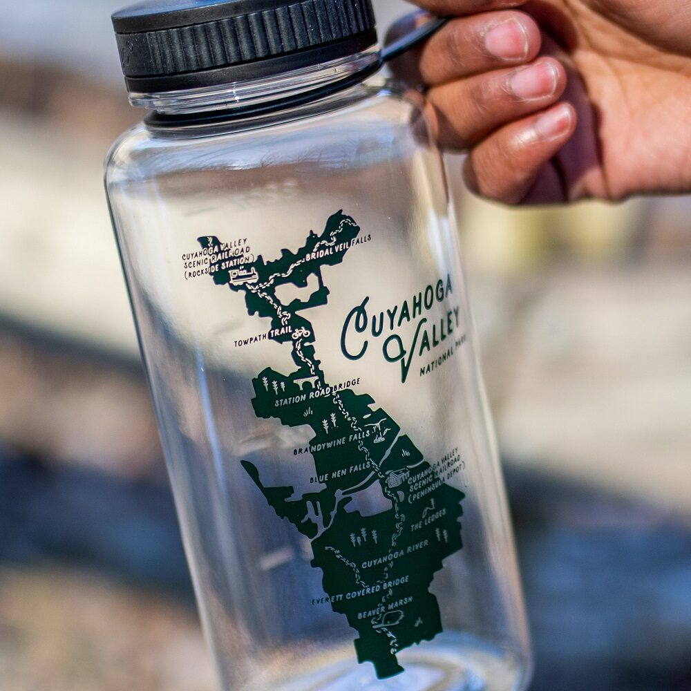 CVNP h2go® Map Water Bottle – Conservancy for Cuyahoga Valley National Park